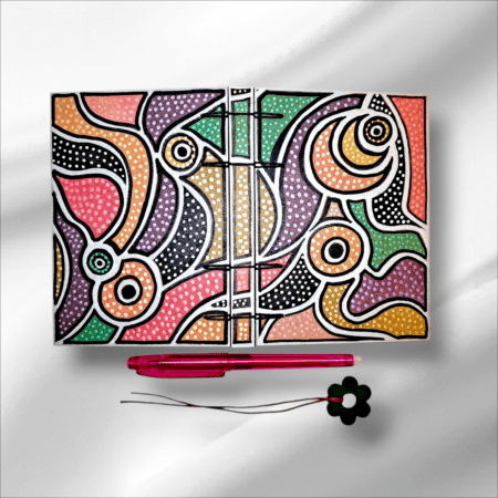 Carnet PABLO - carnet artisanal A6, pièce unique.