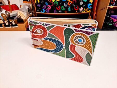 Album Triptyque PIAF - carnet artisanal, pièce unique.