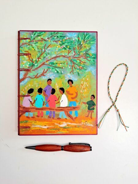 Carnet PALABRES - carnet artisanal A5, pièce unique.