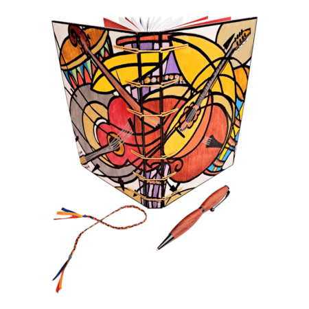 Carnet ASTOR - carnet artisanal A5, pièce unique.