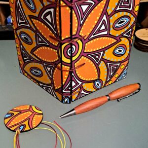 Carnet ZODIAQUE,  carnet artisanal A6, pièce unique.