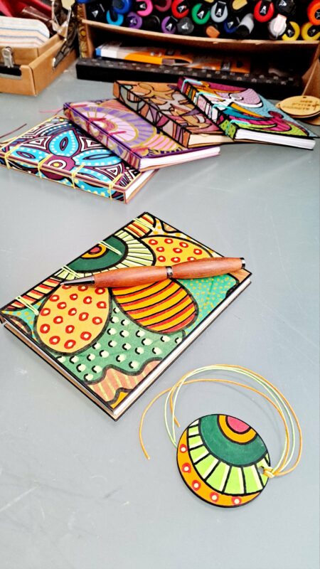 Carnet ORANGE FLOWER