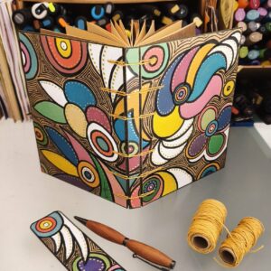 Carnet FANTASIA, carnet artisanal, pièce unique.
